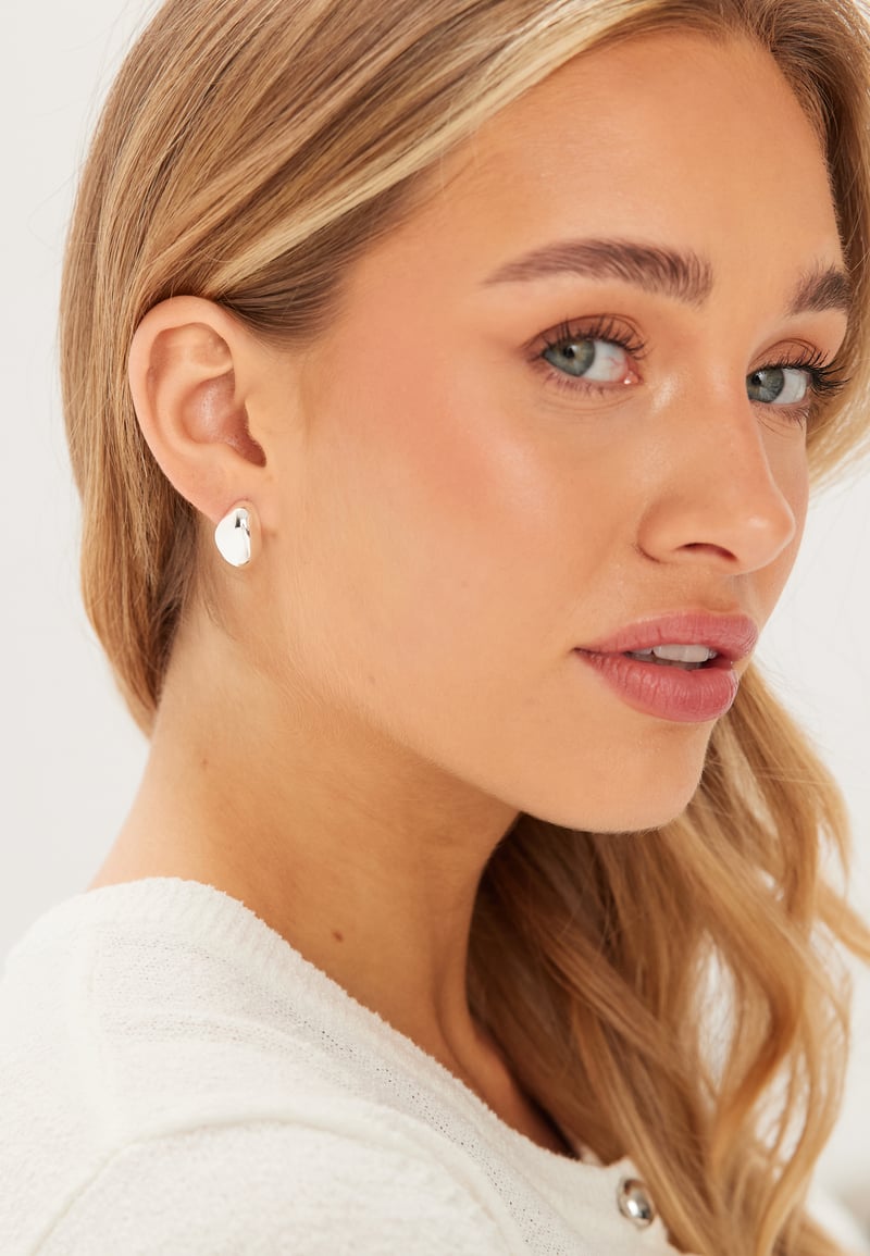 Pilgrim Dune Earrings Silver-plated