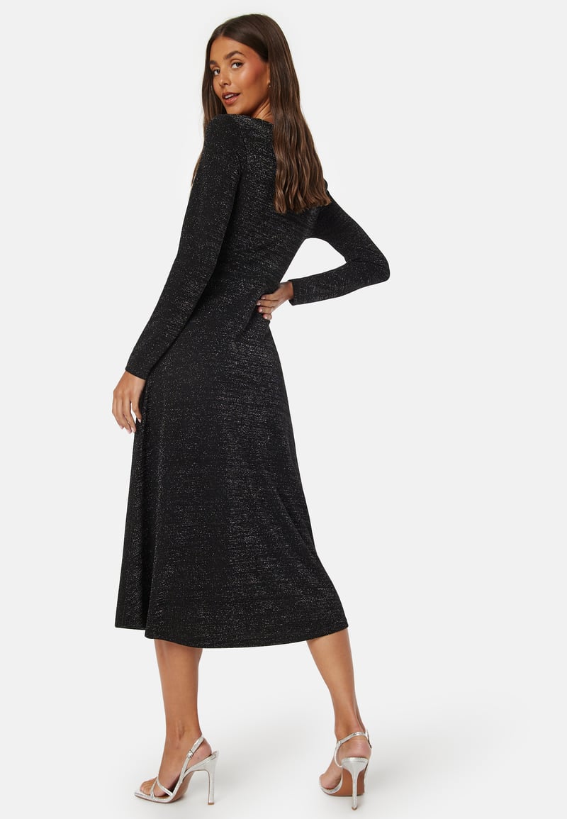 SELECTED FEMME Rue LS Midi Glitter Dress