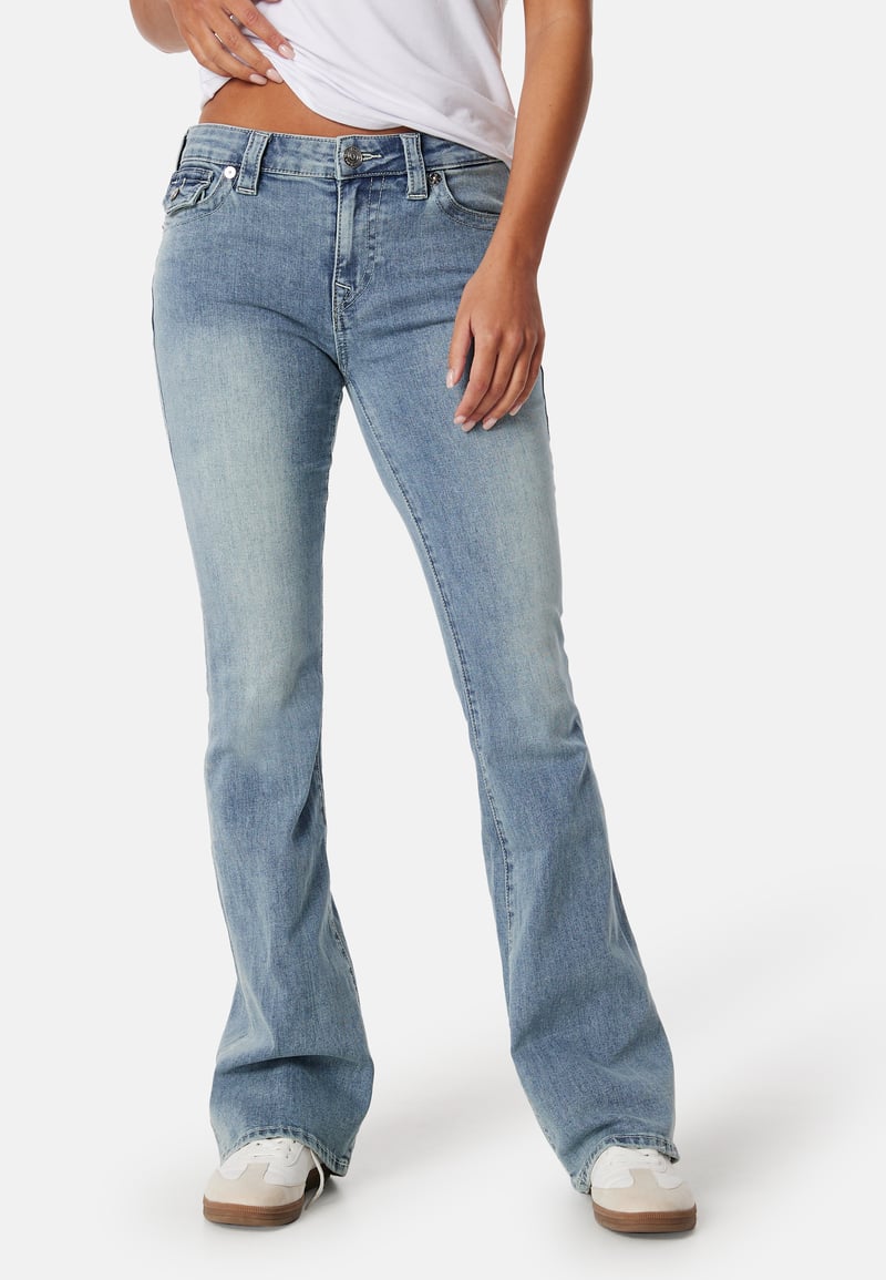 True Religion Becca Mid Rise Bootcut Flap
