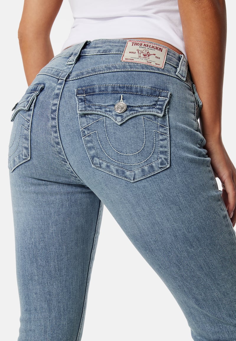 True Religion Becca Mid Rise Bootcut Flap