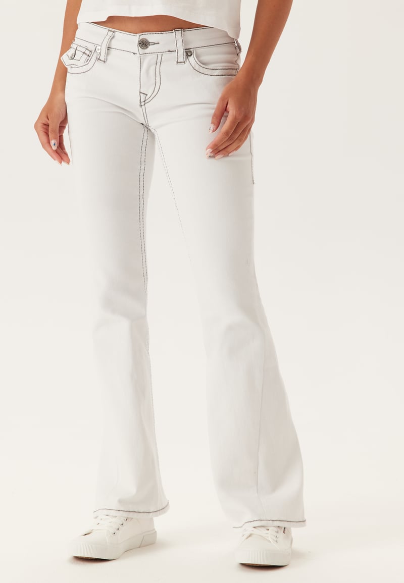 True Religion Joey Low Rise Flare Flap Big T