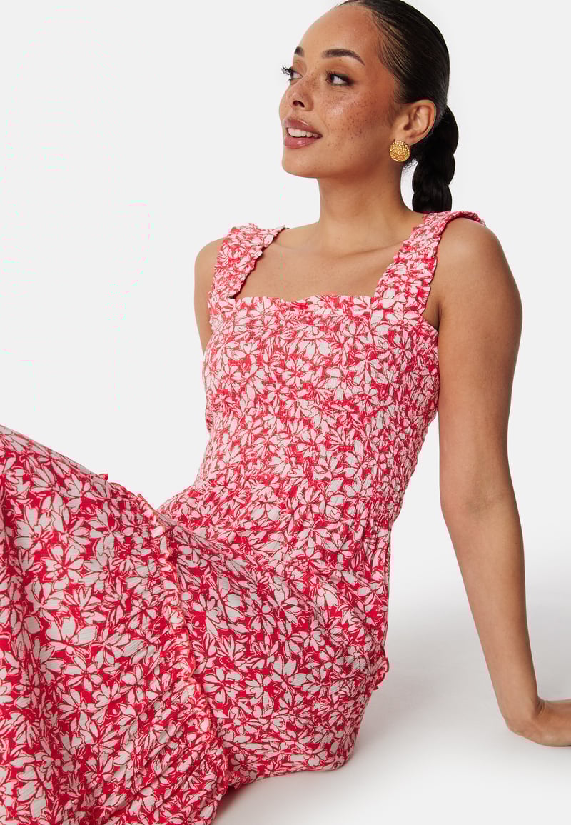 VERO MODA Menny SL Smock Calf Dress