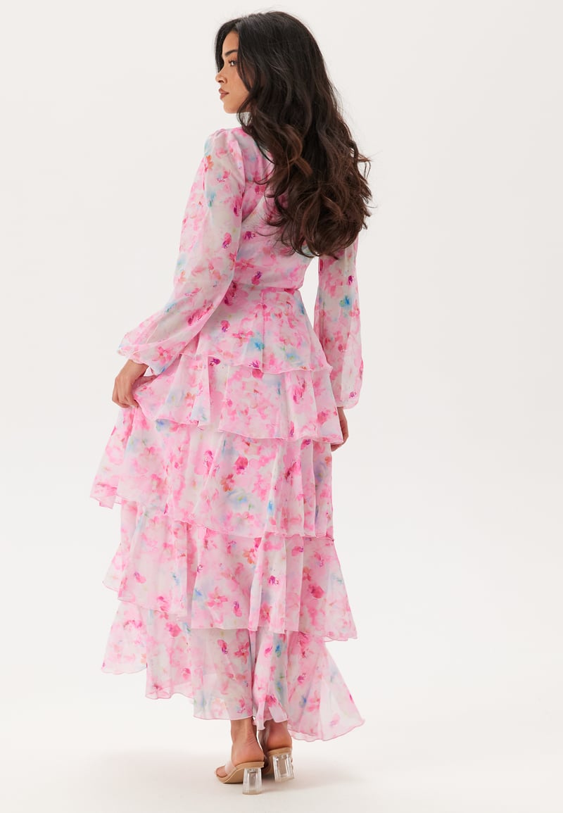 VERO MODA Vmfelicia Ls Ruffle Maxi Dress
