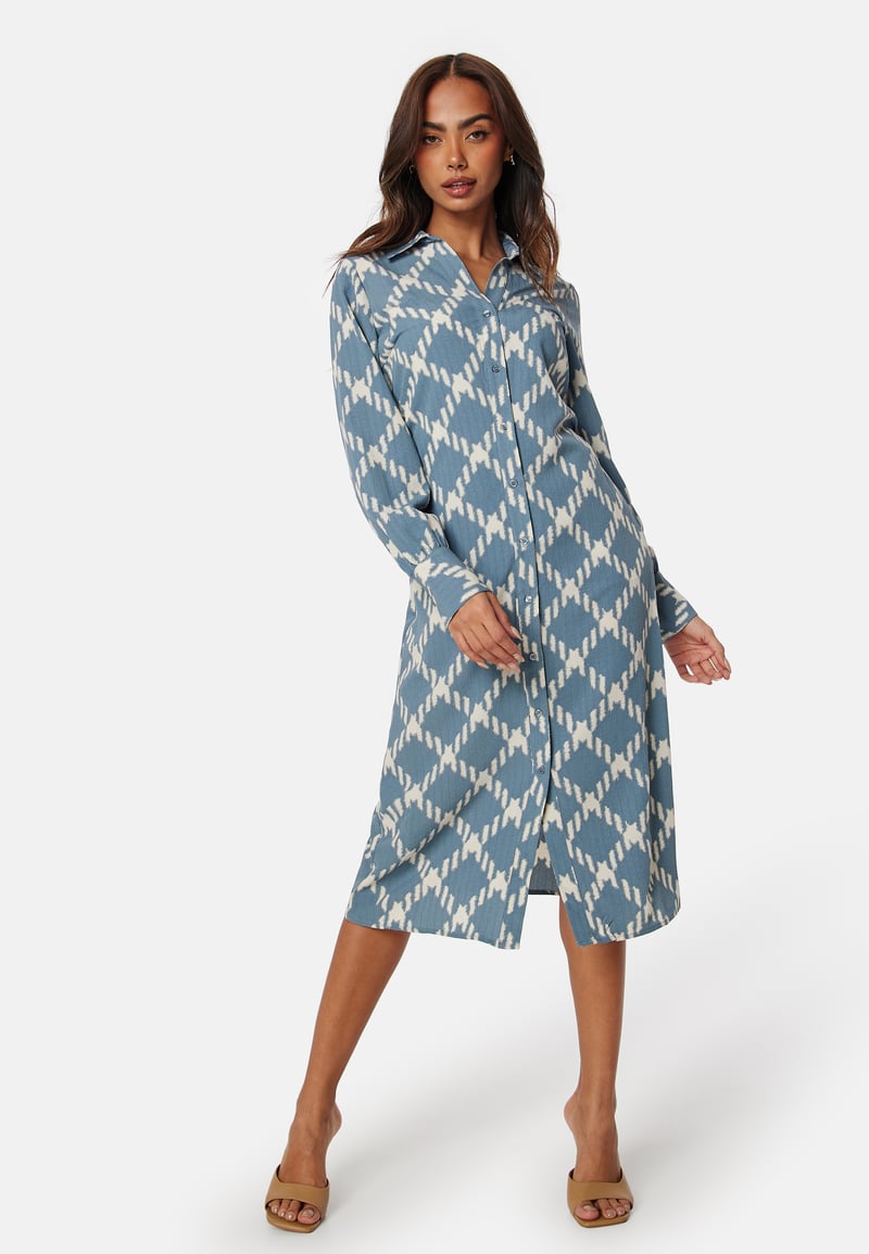 VERO MODA Vmginas betine LS calf dress
