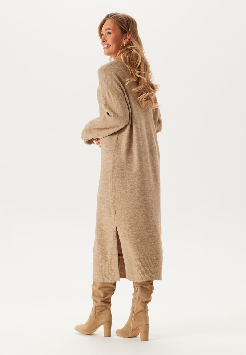 VERO MODA Vmjupiter Ls V-neck Calf Dress