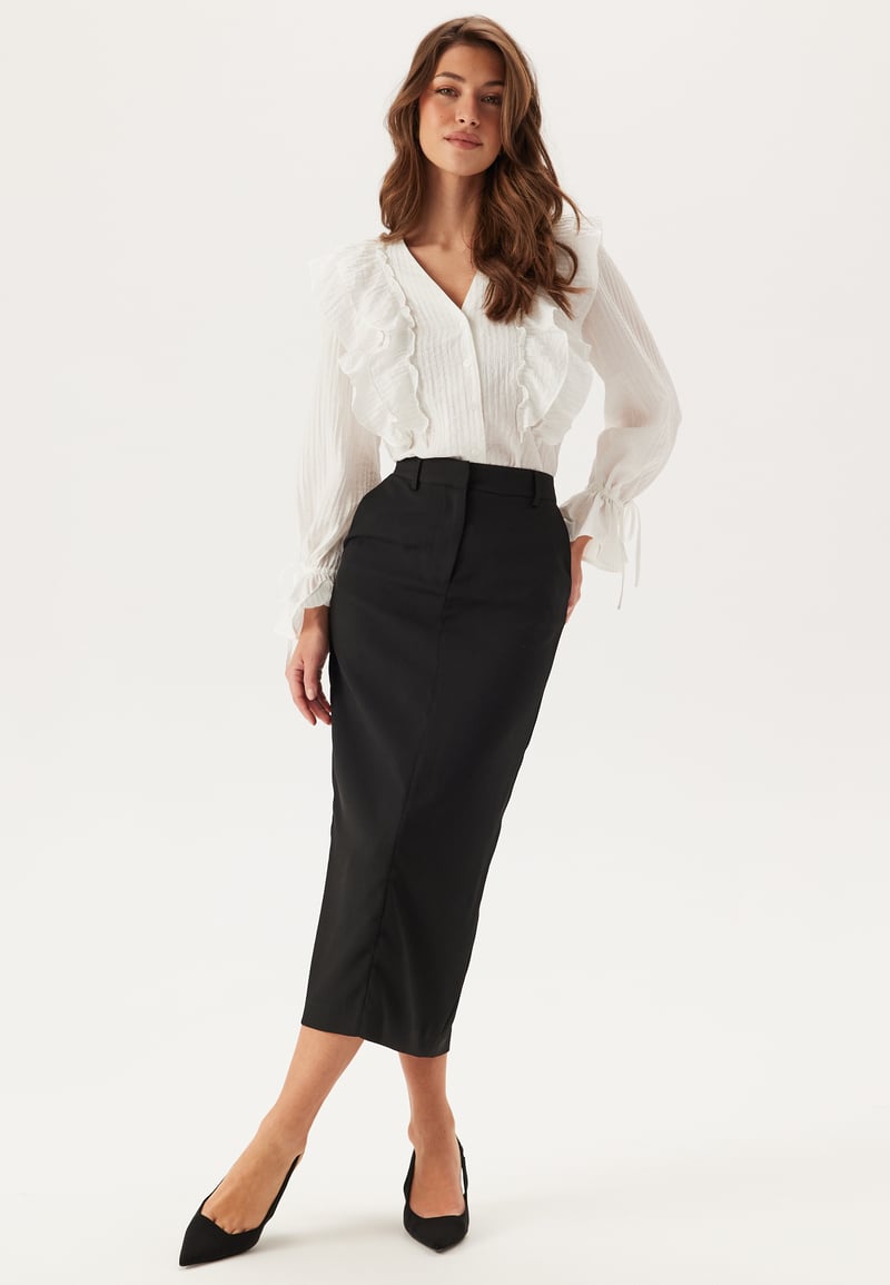 VERO MODA Vmkausa Frill Ls Top