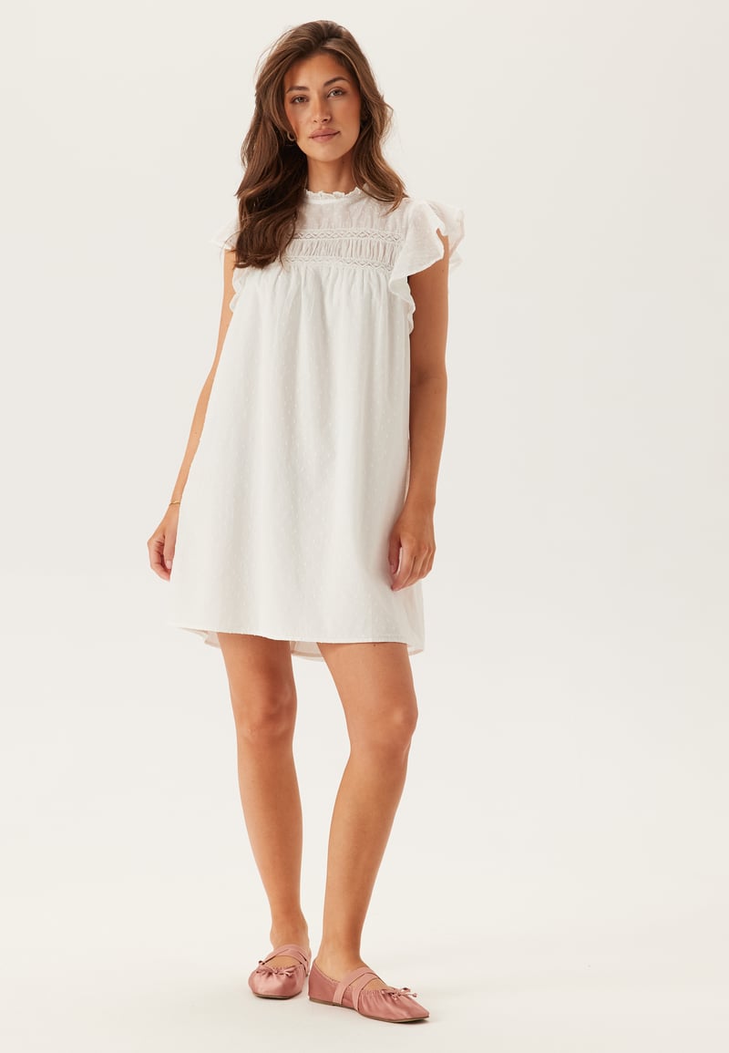 VERO MODA Vmtrine Sl Short Lace Dress