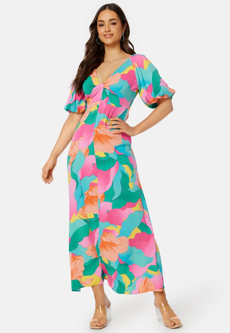 VILA Besta V-Neck Maxi Dress