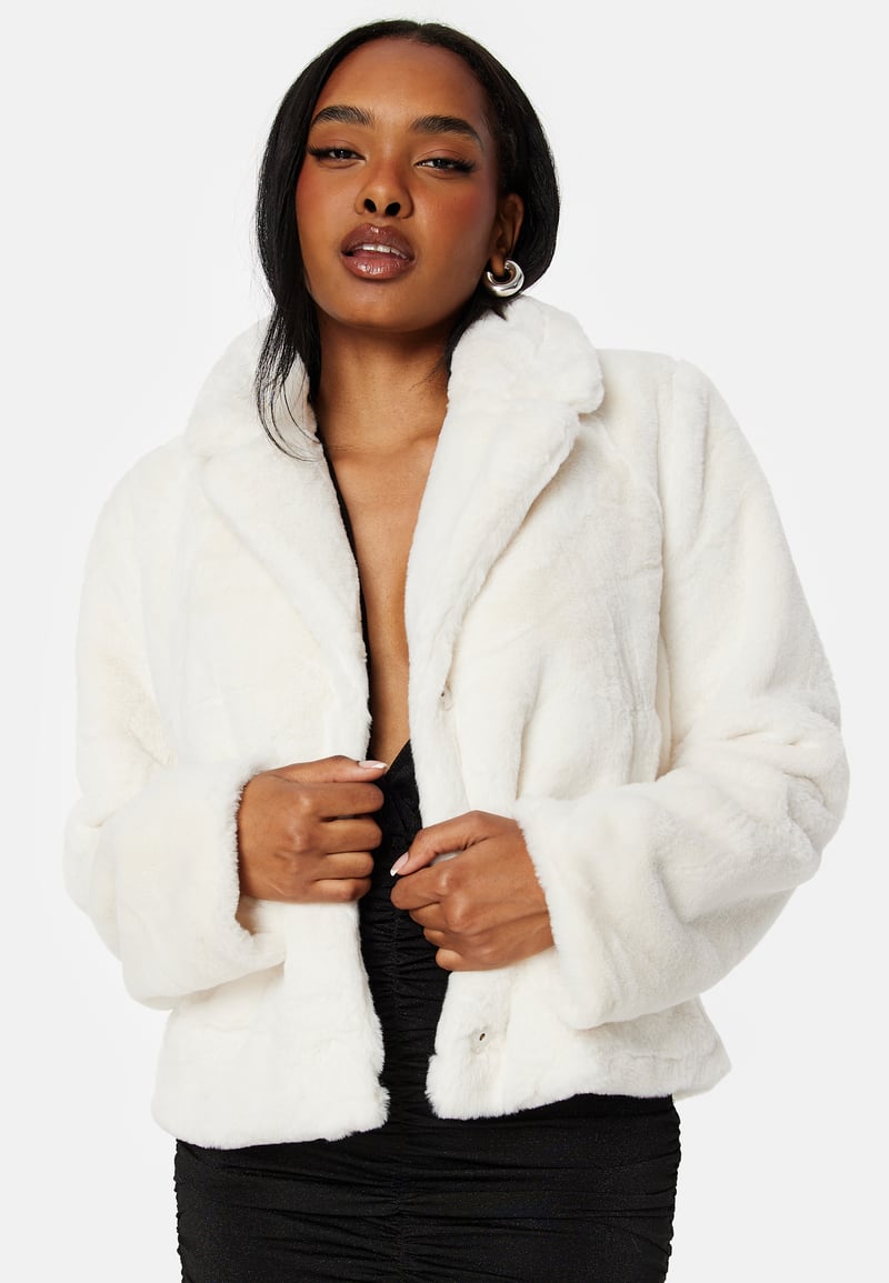 VILA Ebba L/S New Faux Fur Jacket