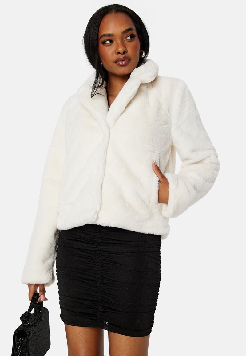 VILA Ebba L/S New Faux Fur Jacket