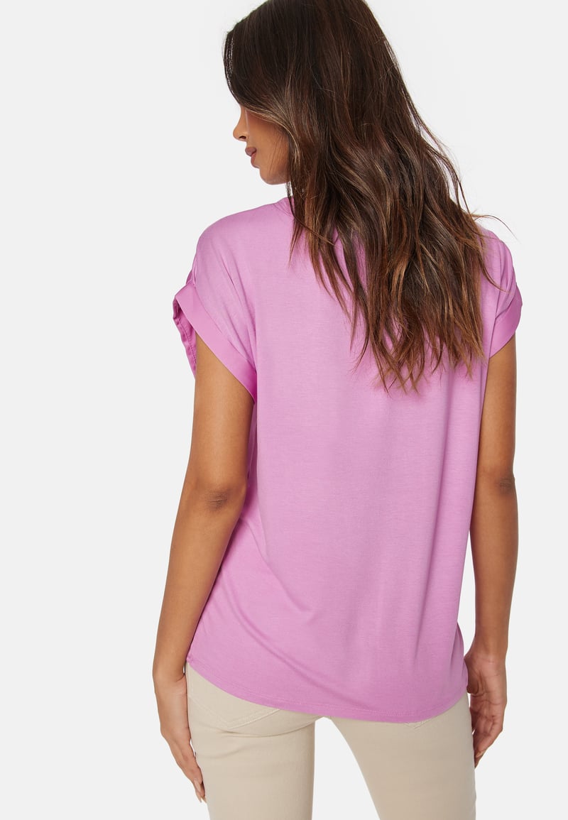 VILA Viellette S/S Satin Top
