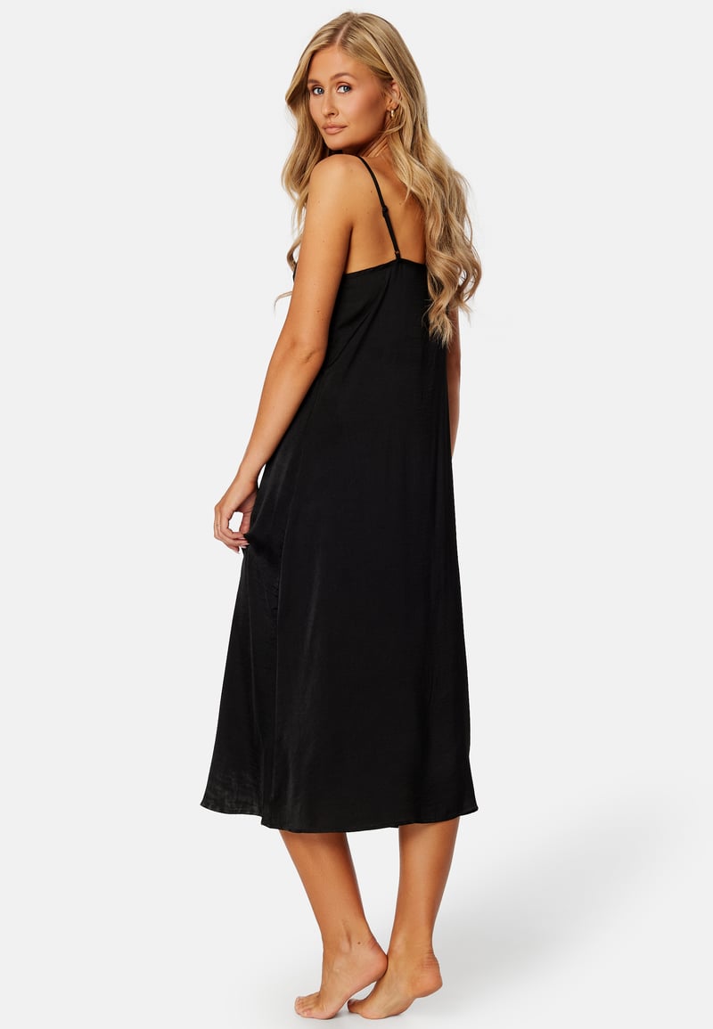 ONLY Ghita S/L Satin Lace Nighgown