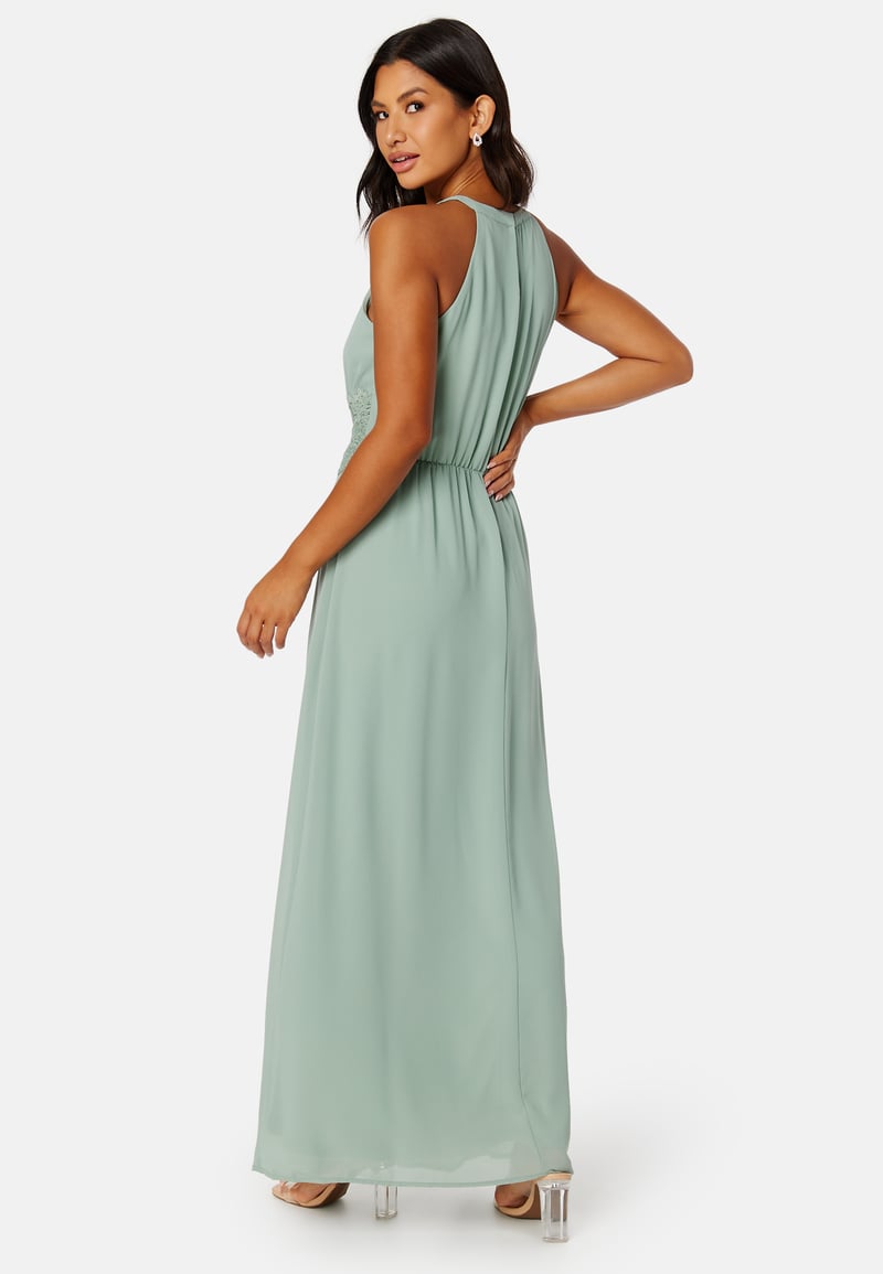 VILA Milina Halterneck Maxi Dress