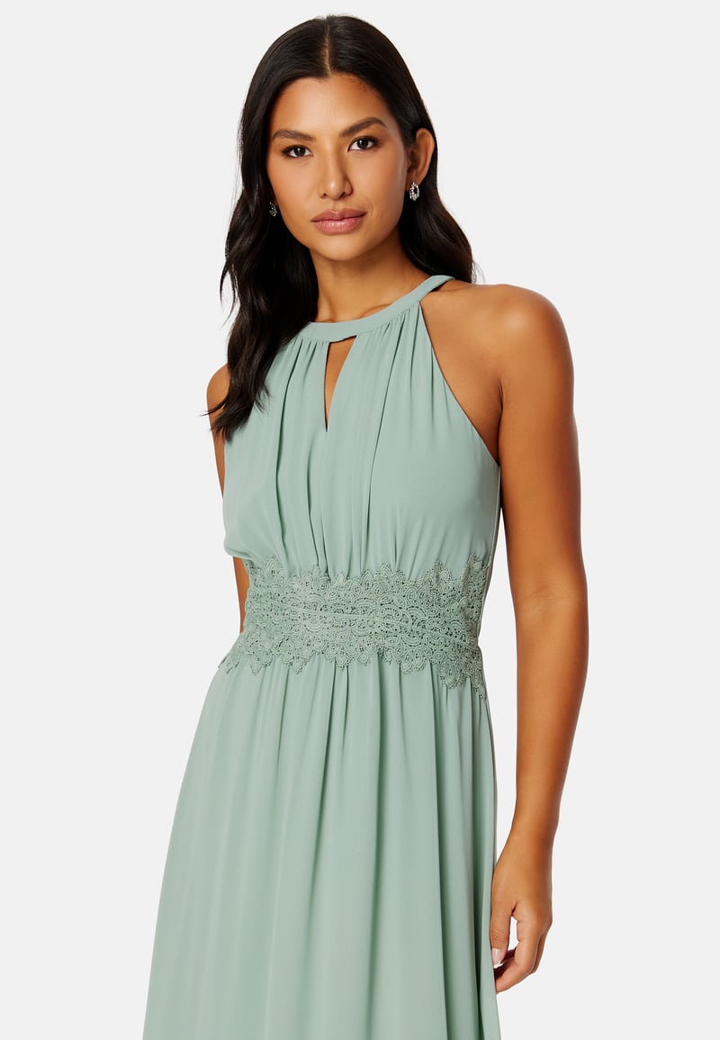 VILA Milina Halterneck Maxi Dress
