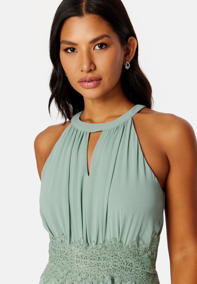 VILA Milina Halterneck Maxi Dress