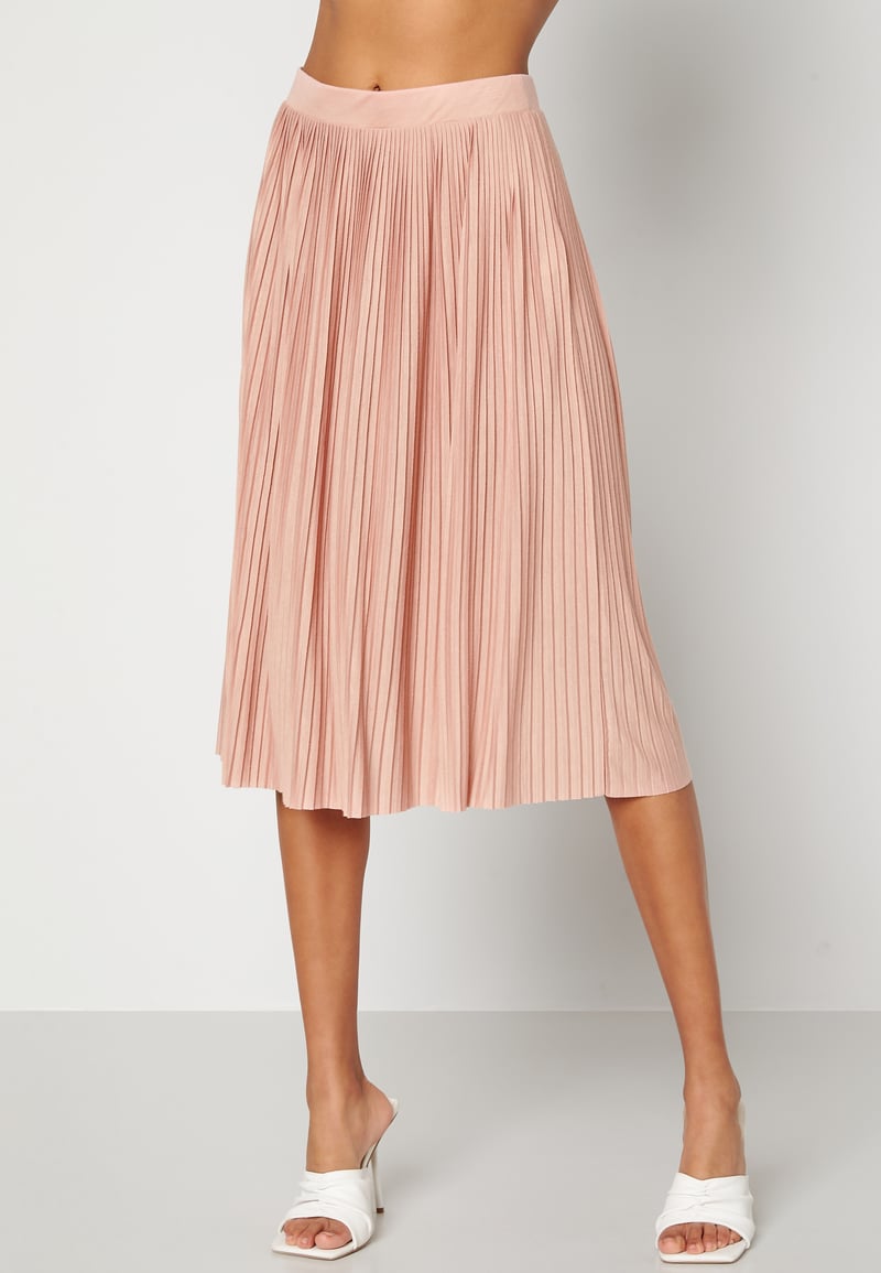 VILA Pliss Midi Skirt