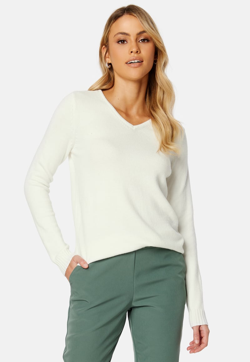 VILA Ril L/S V-neck Knit Top