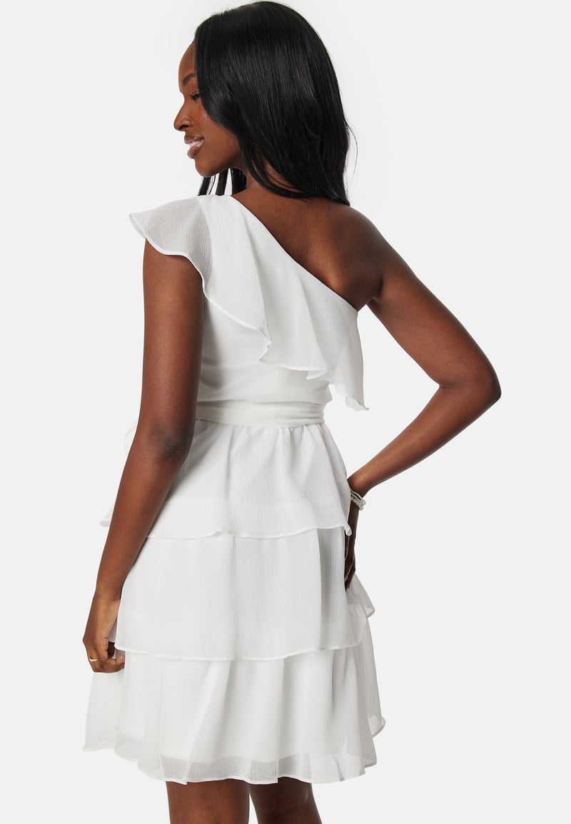 VILA Viabbelone flounce short dress