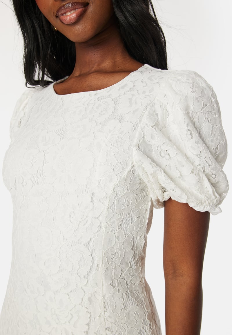 VILA Vicava O-neck S/S Lace short dress
