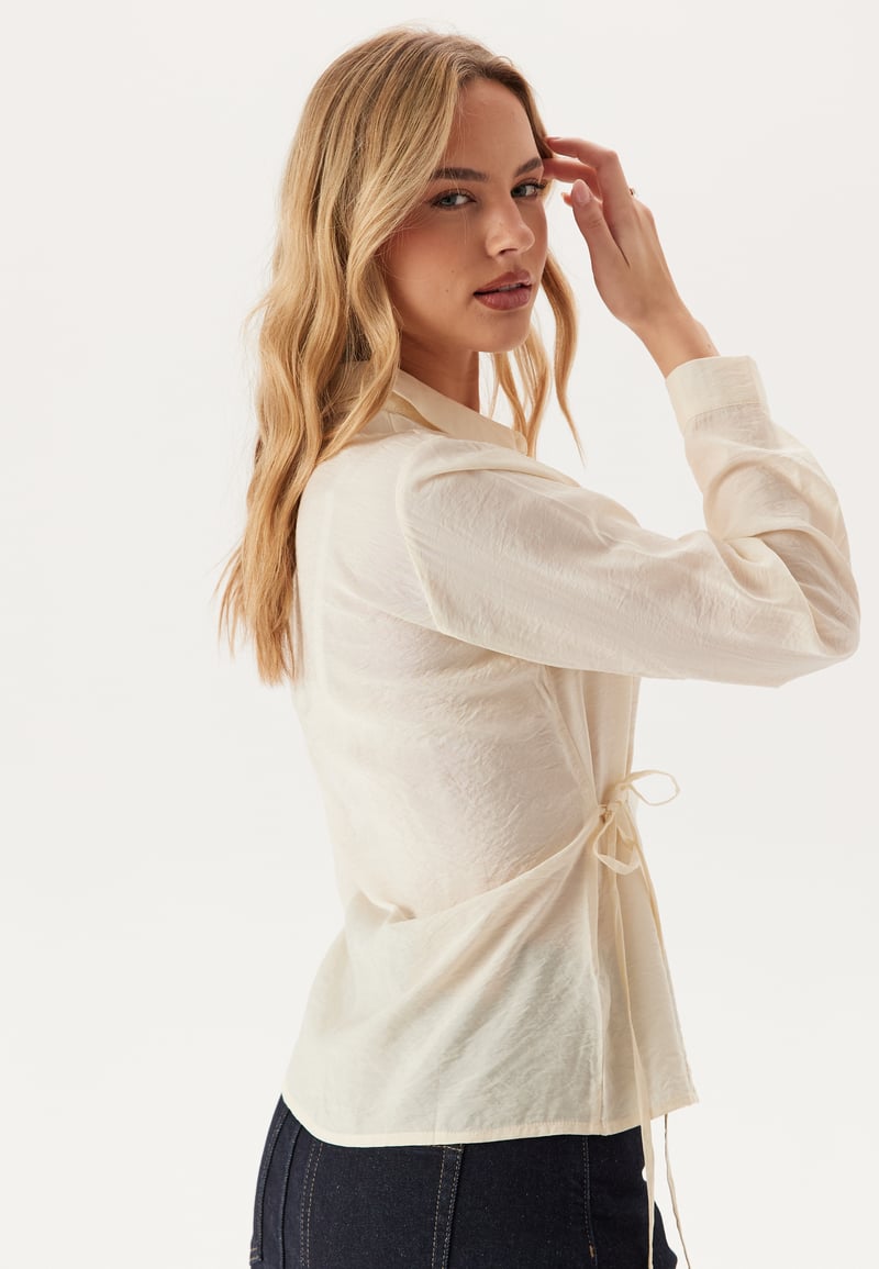 VILA Vidogma L/S TIE SHIRT TIE SHIR