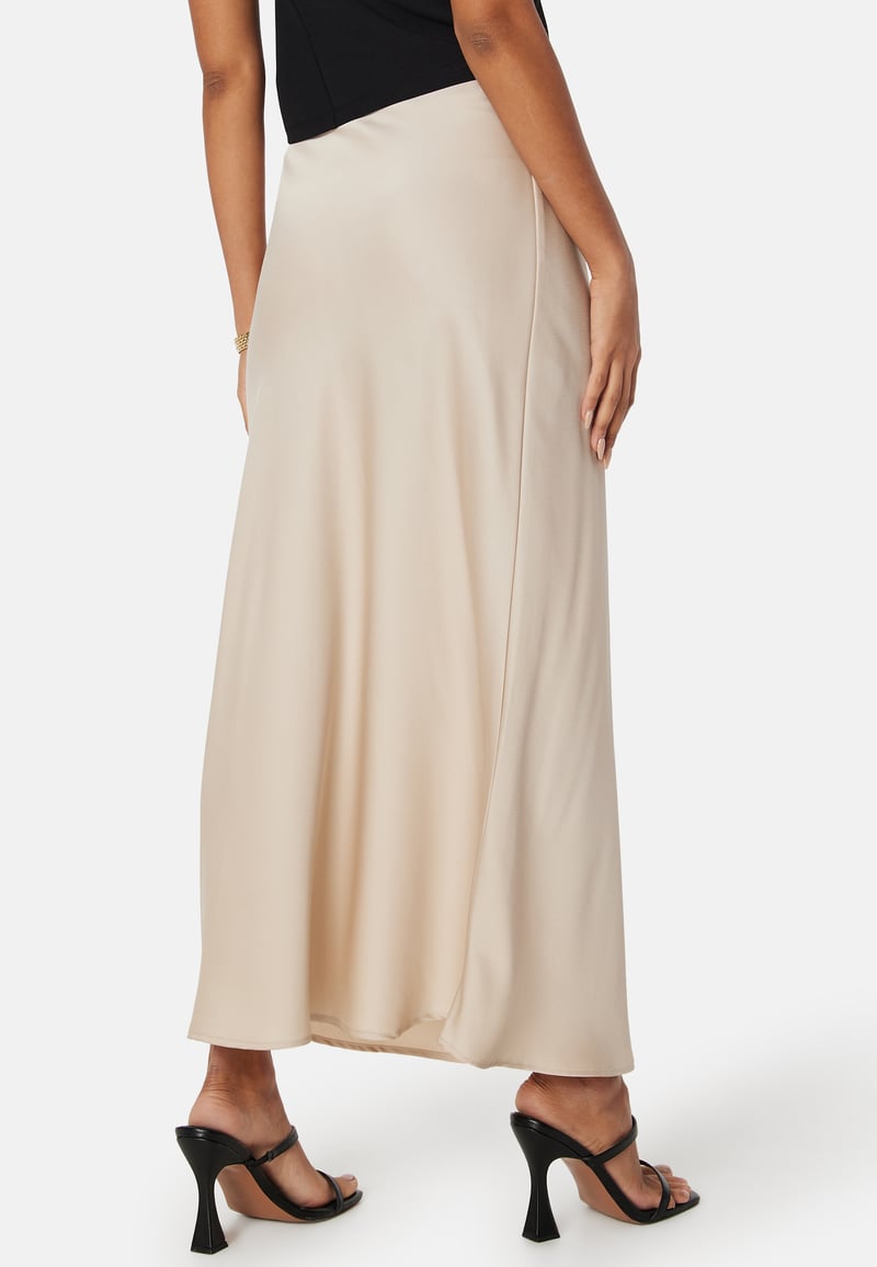 VILA Viellette high waist long skirt