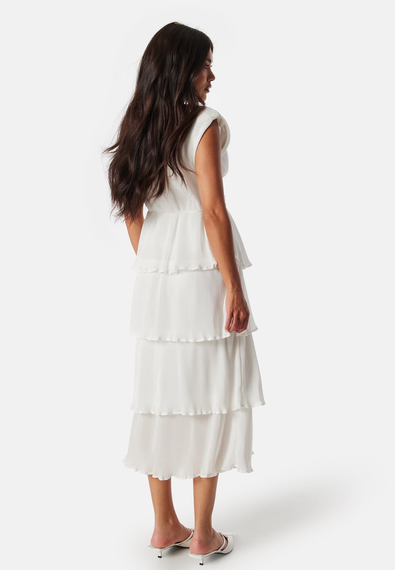VILA Vilillian V-Neck plisse ankle dress