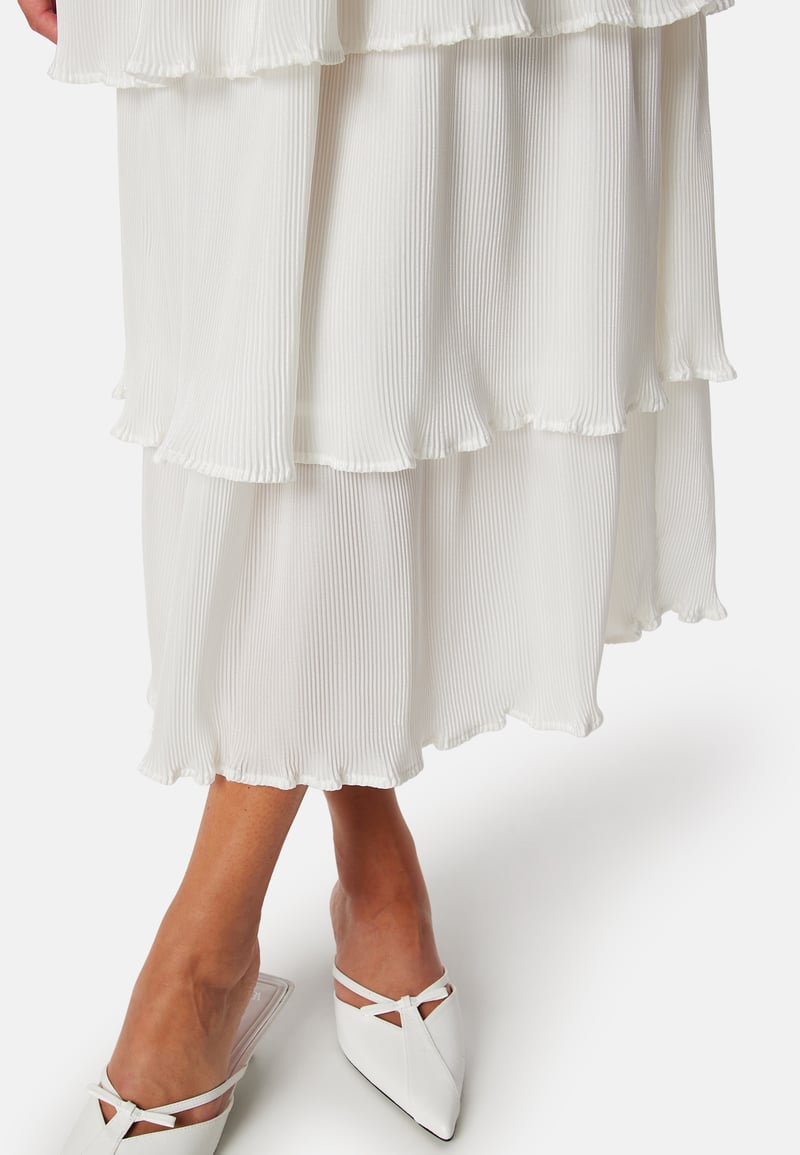 VILA Vilillian V-Neck plisse ankle dress