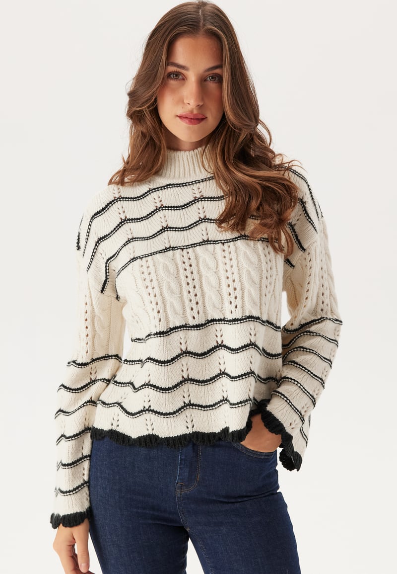 VILA Viovirina High Neck L/S CABLE 