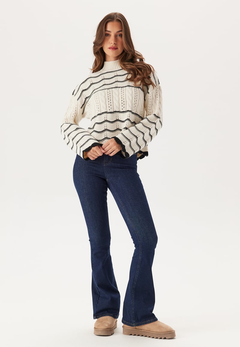 VILA Viovirina High Neck L/S CABLE 