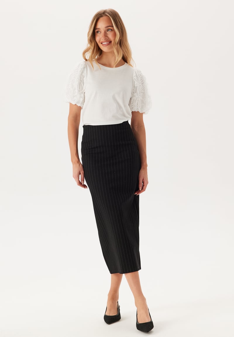 VILA Visimonia O-neck S/S TOP TOP T