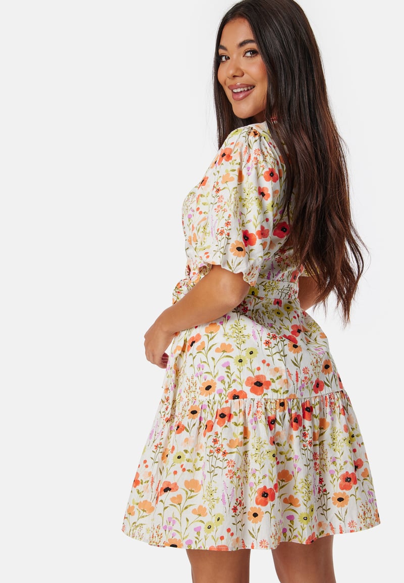 YAS Yasfield 2/4 wrap dress