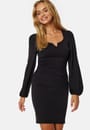 rudina-puff-sleeve-short-dress-black