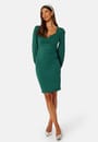 rudina-puff-sleeve-short-dress-dark-green