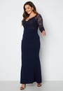 long-sleeve-lace-trim-maxi-dress-navy
