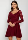 long-sleeve-lace-skater-dress-wine