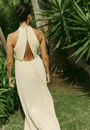 pleated-halter-neck-gown-cream