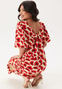puff-sleeve-bow-midi-dress