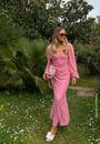 ruched-l-s-ankle-dress