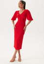 structure-puff-sleeve-dress