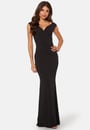 bardot-pleat-maxi-dres-black