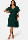 flutter-sleeve-chiffon-midi-dress-grön