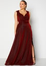 wrap-front-sleeveless-maxi-curve-dress-with-split-red