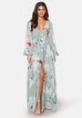 floral-long-sleeve-chiffon-maxi-dress-green