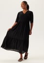puff-sleeve-viscose-dress