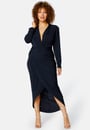 long-sleeve-rouch-curve-dress-navy