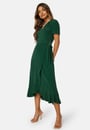 short-sleeve-wrap-dress-green