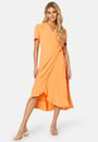 short-sleeve-wrap-dress-orange