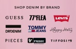 Shoppa Jeans från Levis, Dr Denim, 77thFlea, Tommy Jeans, Guess och Pieces