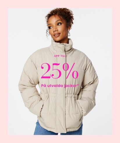 Up to 25% off jackets