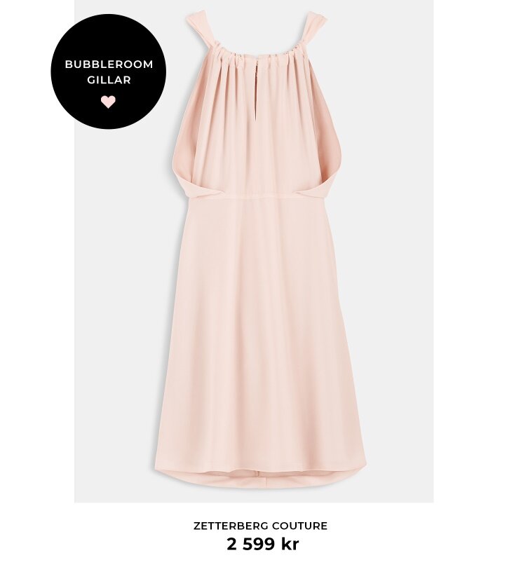 Zetterberg rosa klänning